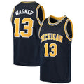 Custom #13 Navy Retro Basketball Shirt Top