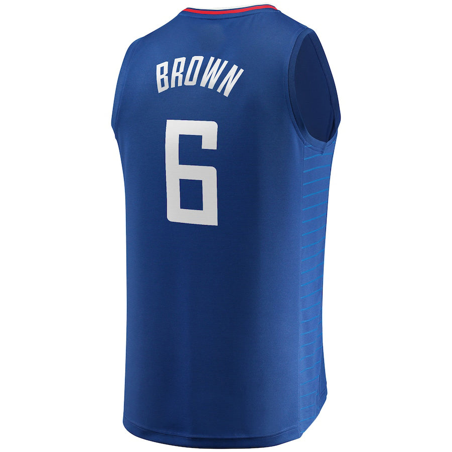 Custom #6 Brown 2022 LAC Basketball Shirt Top
