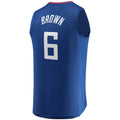 Custom #6 Brown 2022 LAC Basketball Shirt Top