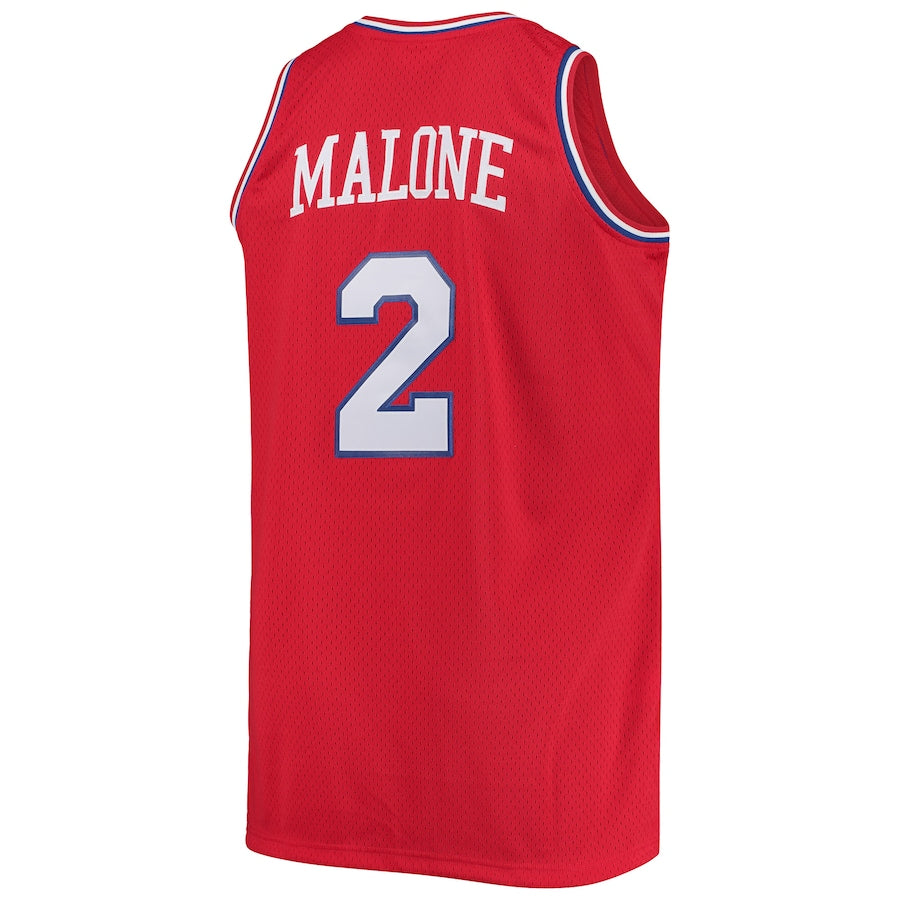 Custom #2 Red PHI Basketball Shirt Top