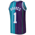 Custom #1 Purple 1992 CHA Basketball Shirt Top