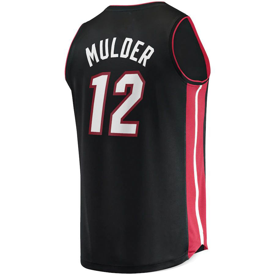 Custom #12 Black 2021 MIA Basketball Shirt Top