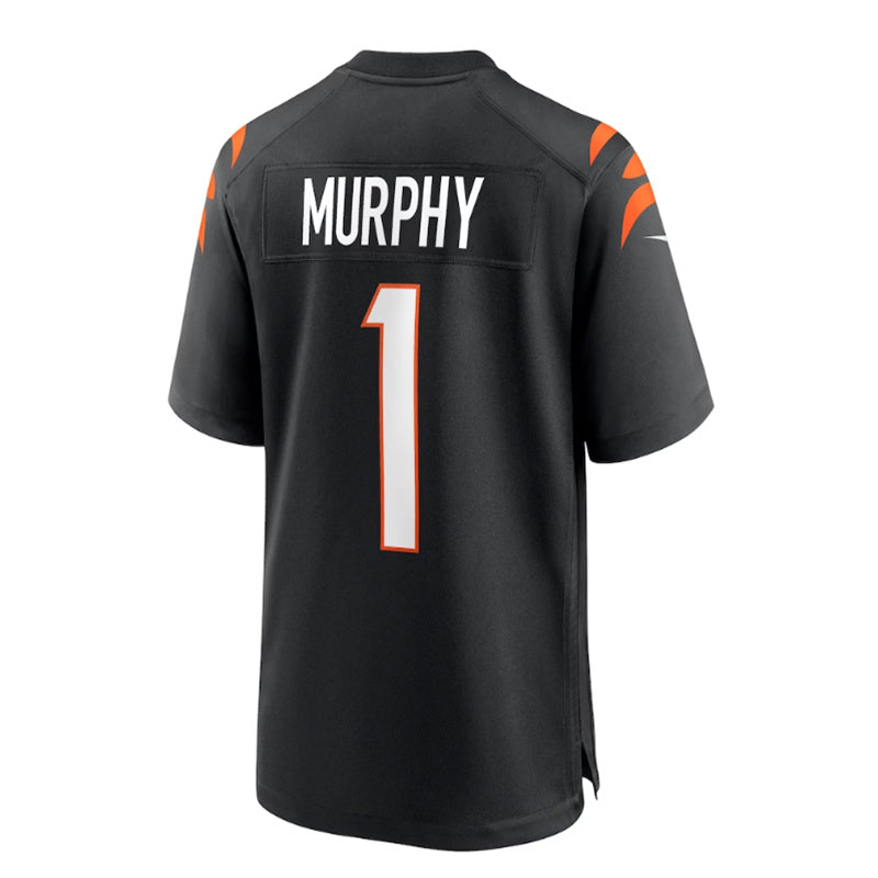 Custom #1 Black 2023 CIN Football Shirt Top