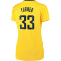 Custom #33 Gold IND Basketball Shirt Top