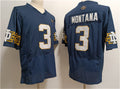 Custom #3 Navy College Shirt Top