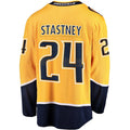 Custom #24 Gold NSH Hockey Shirt Top