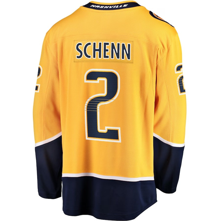 Custom #2 Gold NSH Hockey Shirt Top
