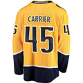 Custom #45 Gold NSH Hockey Shirt Top