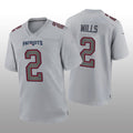 Custom #22 Gray NE Football Shirt Top
