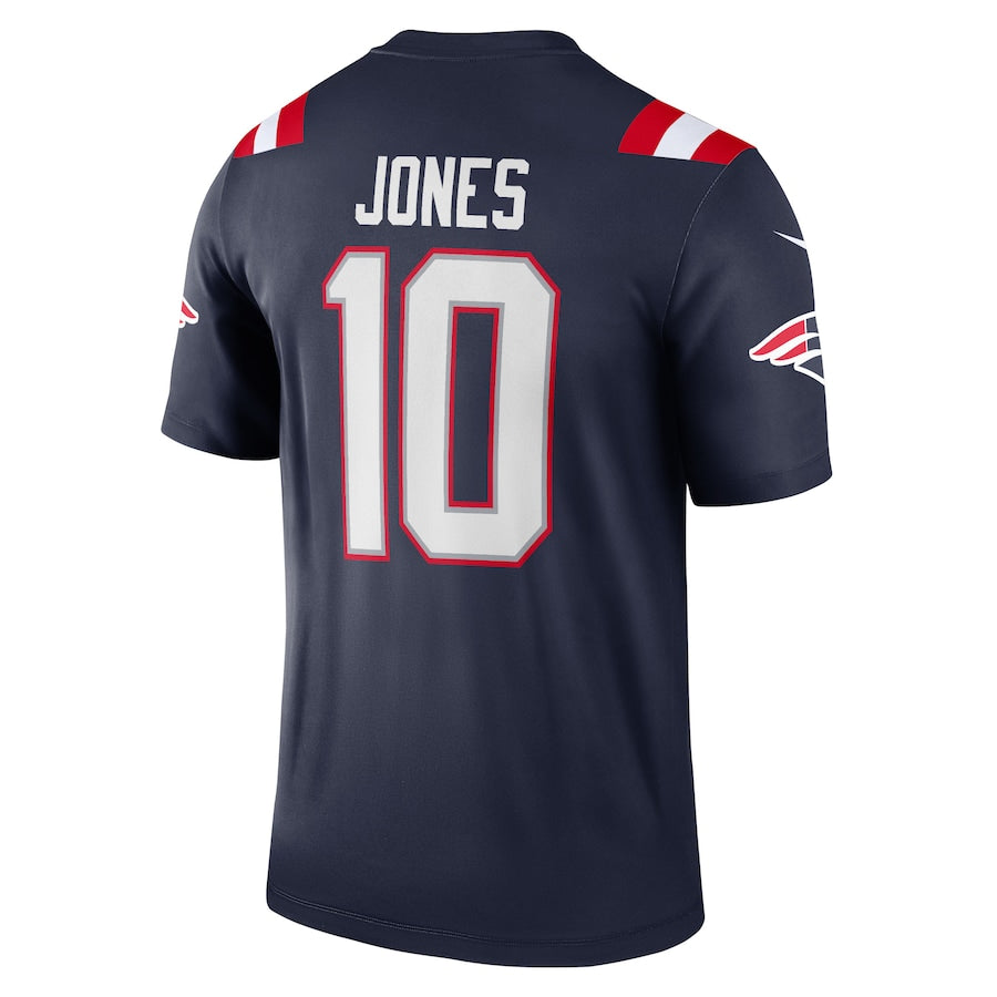 Custom #10 Navy NE Football Shirt Top