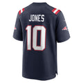 Custom #10 Navy NE Football Shirt Top