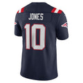 Custom #10 Navy NE Football Shirt Top