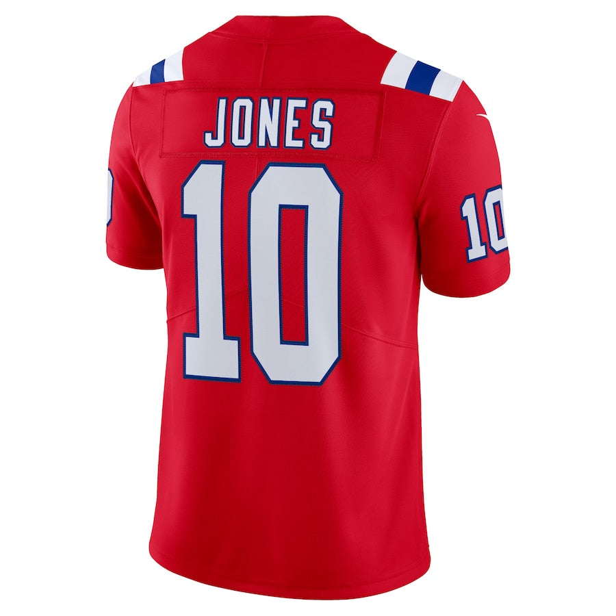 Custom #10 Red NE Football Shirt Top