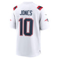 Custom #10 White NE Football Shirt Top