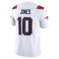 Custom #10 White NE Football Shirt Top