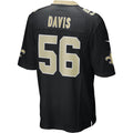 Custom #56 Black NO Football Shirt Top