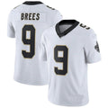 Custom #9 White NO Football Shirt Top