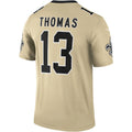Custom #13 Gold NO Football Shirt Top