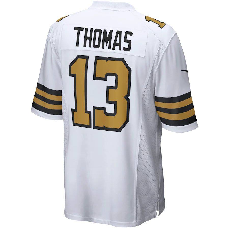 Custom #13 White NO Football Shirt Top