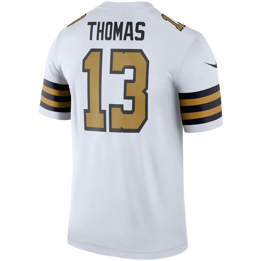 Custom #13 White NO Football Shirt Top