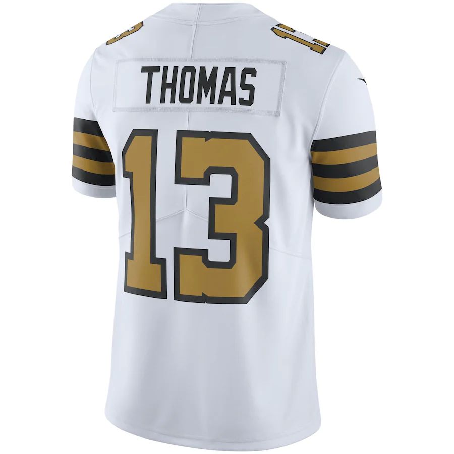 Custom #13 White NO Football Shirt Top