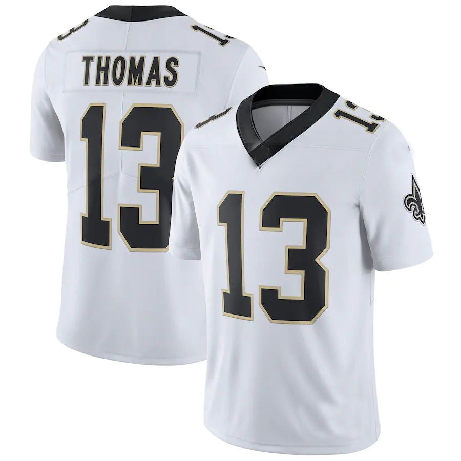 Custom #13 White NO Football Shirt Top