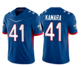 Custom #41 Blue 2022 NO Football Shirt Top