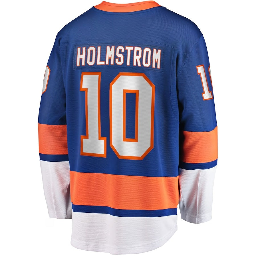 Custom #10 Blue NYI Hockey Shirt Top