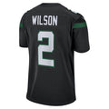 Custom #2 Black NYJ Football Shirt Top