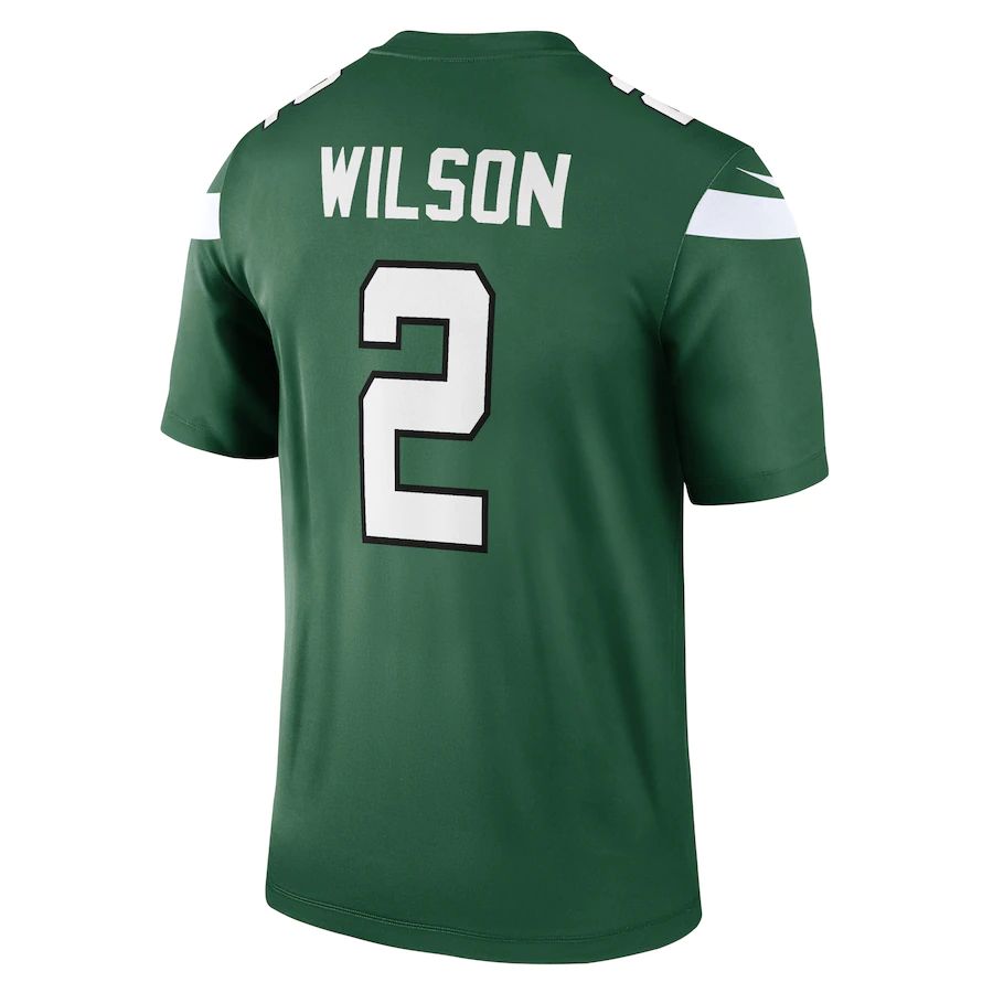 Custom #2 Green NYJ Football Shirt Top