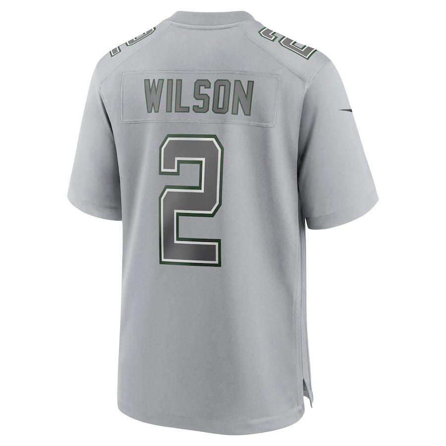 Custom #2 Gray NYJ Football Shirt Top
