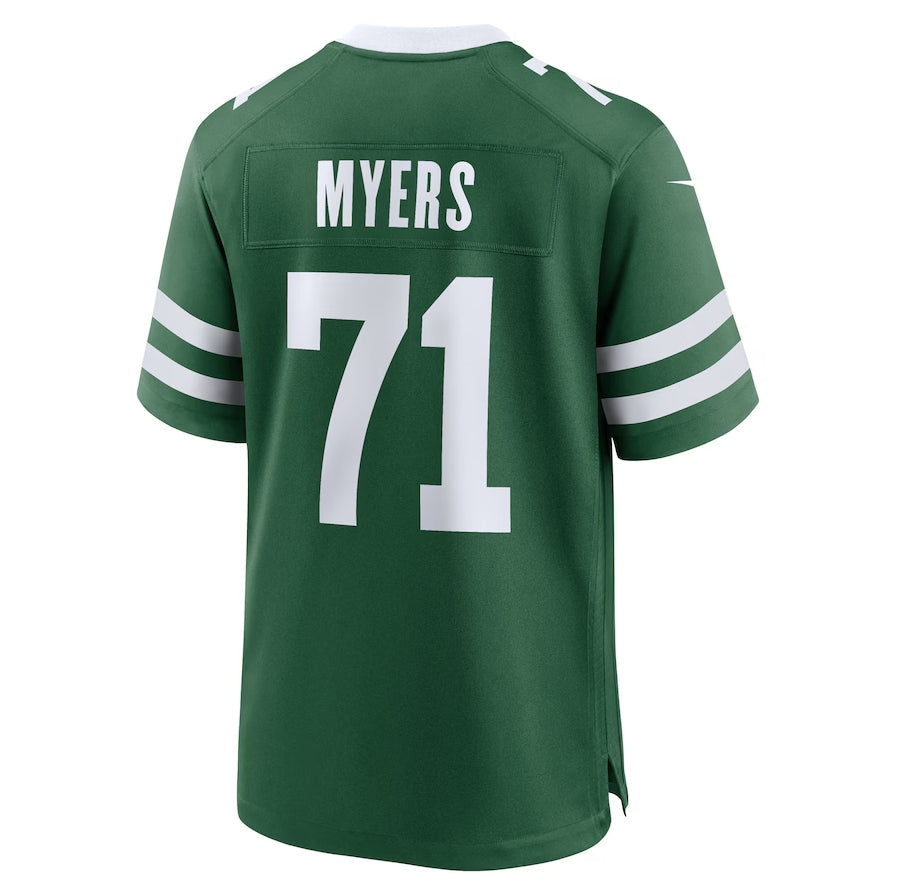 Custom #71 Green NYJ Football Shirt Top