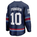 Custom #10 Navy Hockey Shirt Top