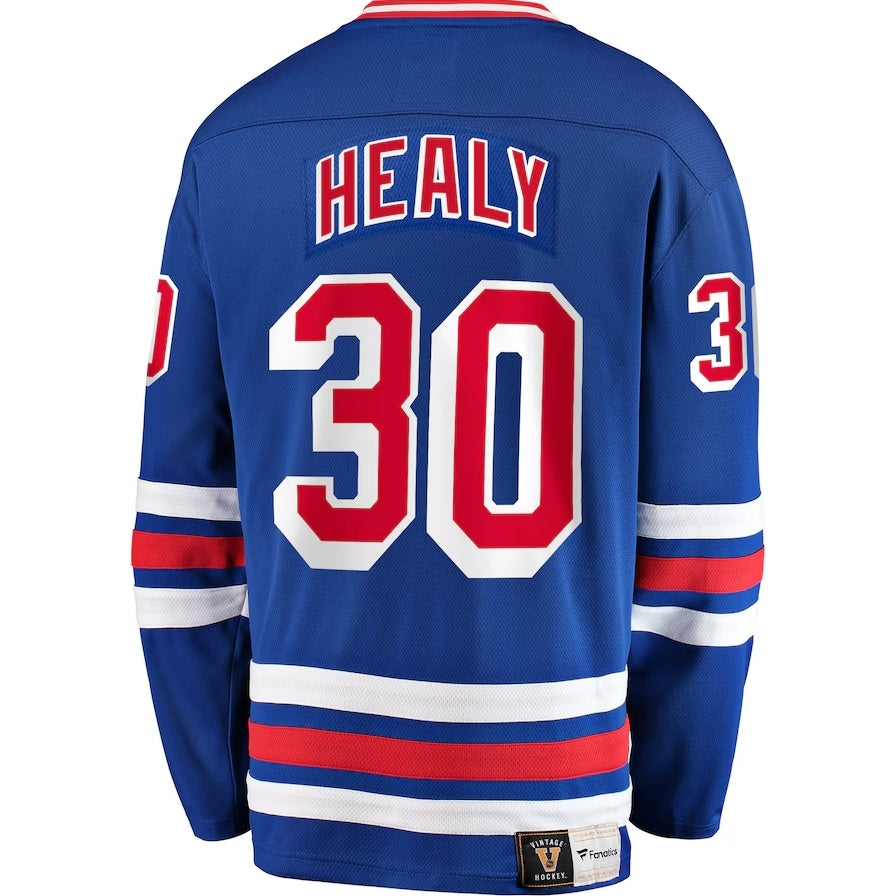 Custom #30 Blue Hockey Shirt Top