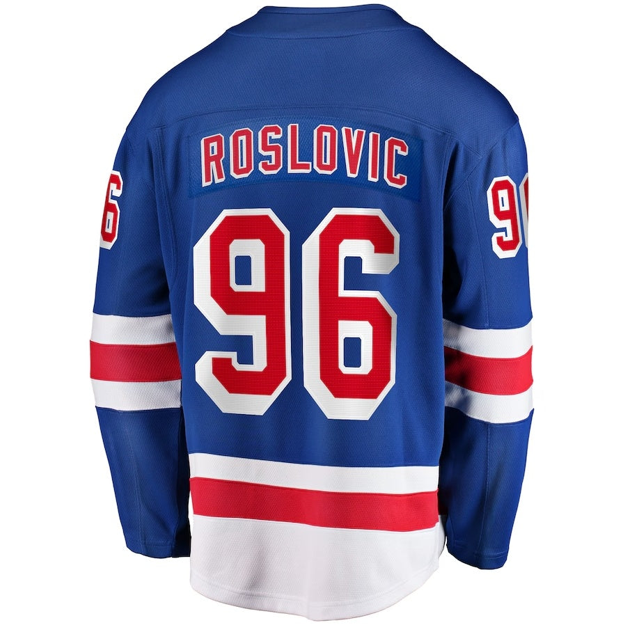 Custom #96 Blue Hockey Shirt Top