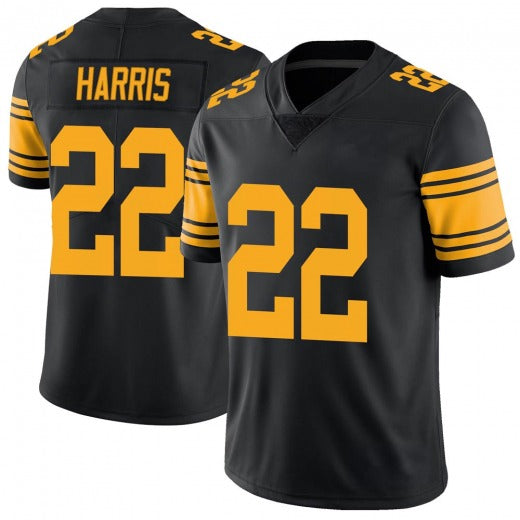 Custom #22 Black PIT Football Shirt Top