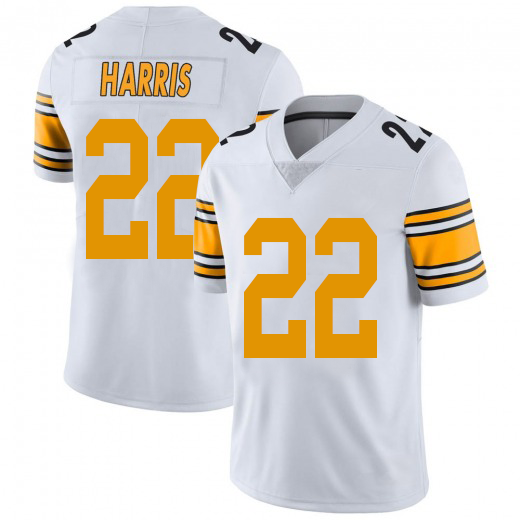 Custom #22 White PIT Football Shirt Top