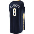Custom #8 Navy 2021 NOP Basketball Shirt Top
