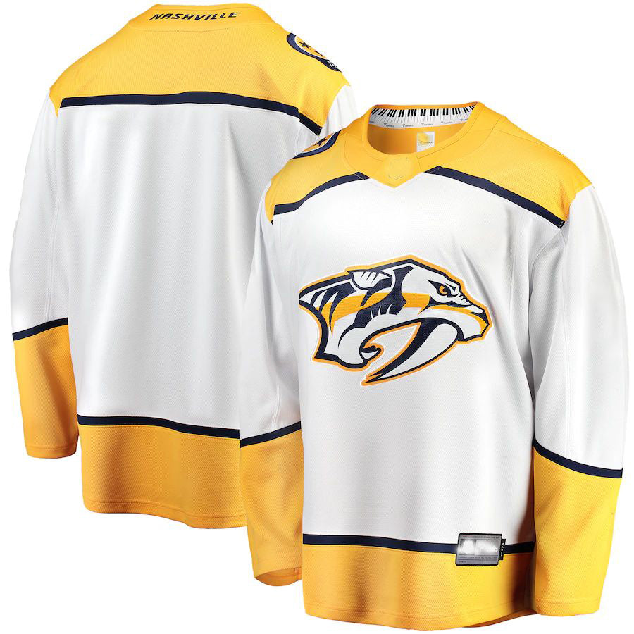 Custom White NSH Hockey Shirt Top