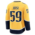 Custom #59 Yellow NSH Hockey Shirt Top