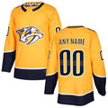 Custom Gold NSH Hockey Shirt Top