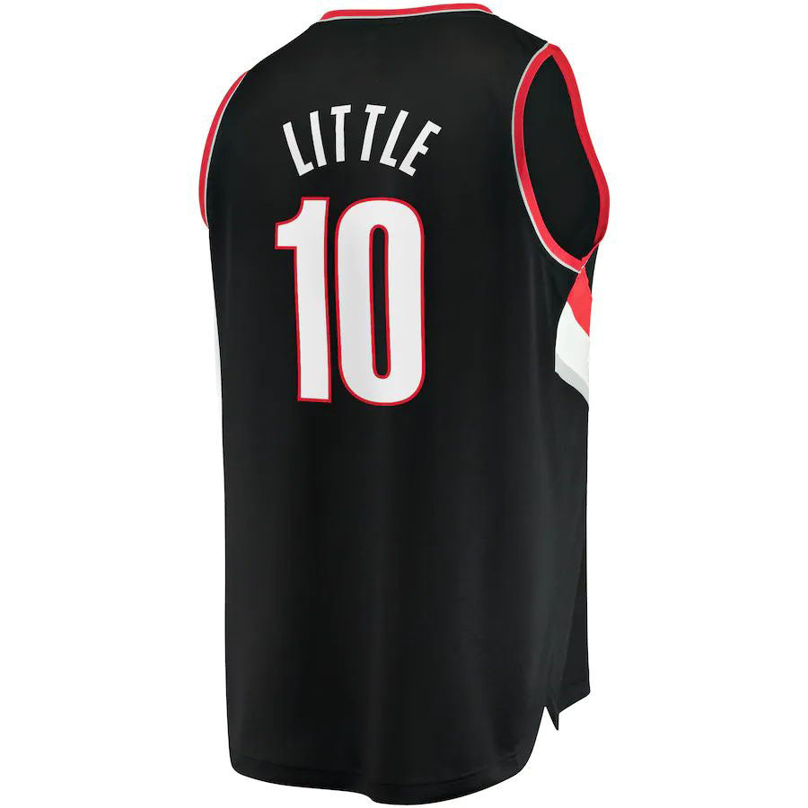 Custom #10 Black 2021 POR Basketball Shirt Top