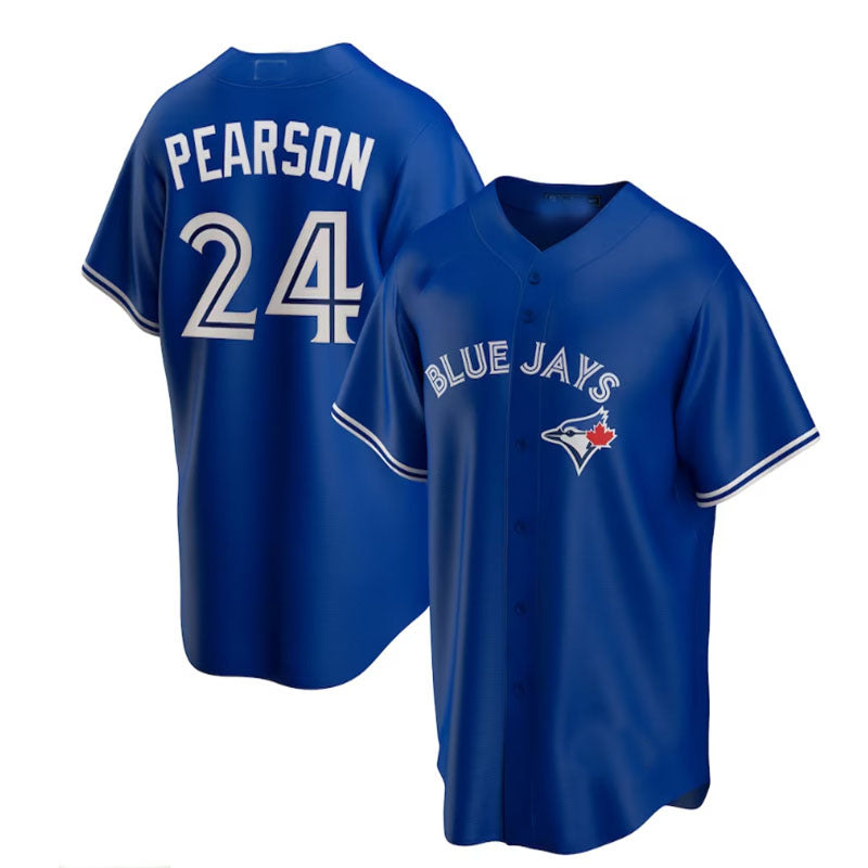 Custom #24 Blue TOR Baseball Shirt Top