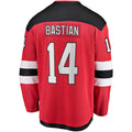 Custom #14 Red NJD Hockey Shirt Top
