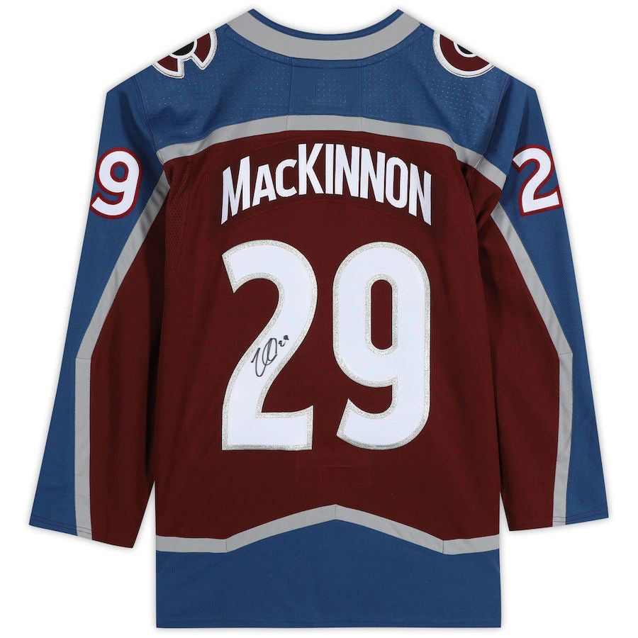 Custom #29 Burgundy COL Hockey Shirt Top