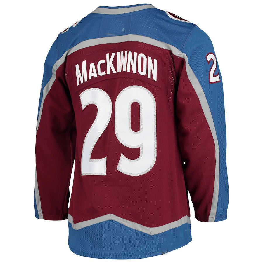 Custom #29 Burgundy COL Hockey Shirt Top