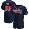 Custom #52 Navy ATL Baseball Shirt Top