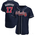 Custom #17 Navy ATL Baseball Shirt Top