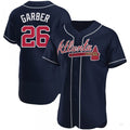 Custom #26 Navy ATL Baseball Shirt Top