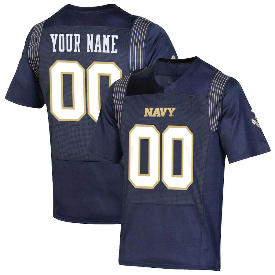 Custom Navy Football Shirt Top